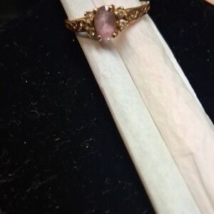 Elegant Pink Gemstone Ring